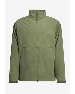 Goldwin Dope Dyed Rip-Stop Windbreaker Jacket - Green