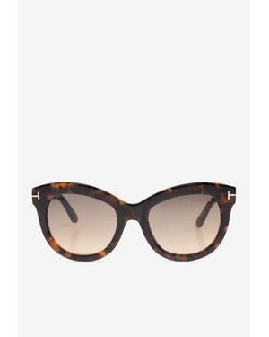 Tom Ford Odette Butterfly Sunglasses - Natural