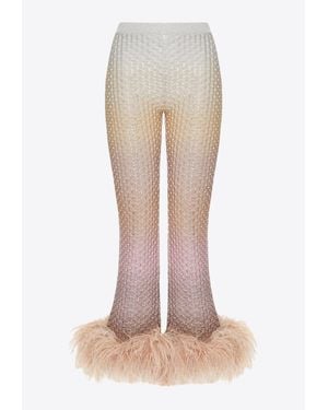 Valentino Gradient-Effect Lurex Pants - Multicolor