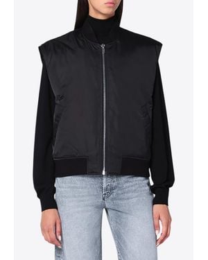 IVY & OAK Zip-Up Lightweight Jacket - Black