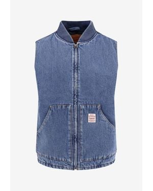 Levi's Padded Denim Vest - Blue