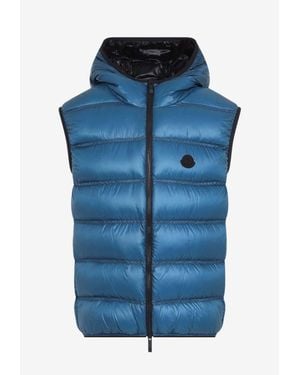 Moncler Panestrel Quilted Down Vest - Blue