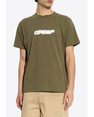 Off-White c/o Virgil Abloh Spray Arrow T-Shirt - Green