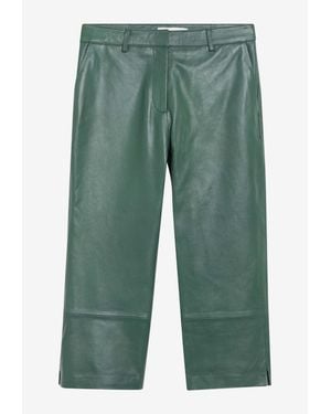 Frankie Shop Olivet Straight-Leg Trousers - Green