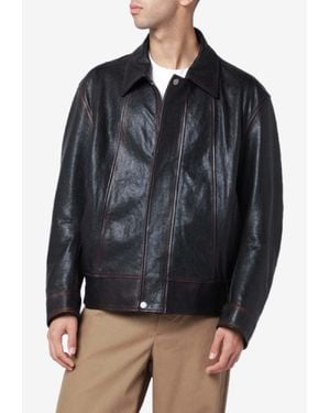 Golden Goose Vintage Leather Jacket - Black