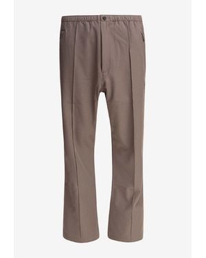 Needles Boot-Cut Straight-Leg Pants - Brown