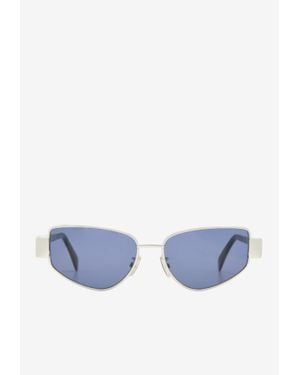 Celine Triomphe Cat-Eye Sunglasses - Blue