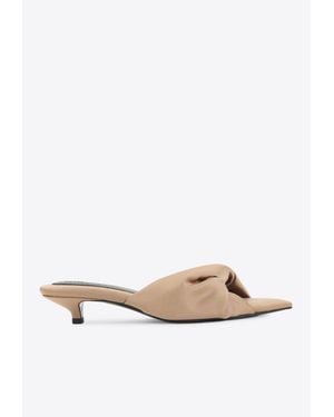 Carven 35 Twisted Sandals - White