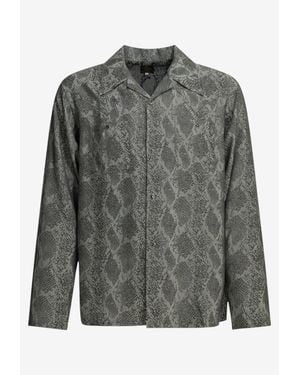 Needles Cowboy Printed Casual Shirt - Grey