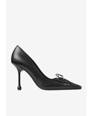 Jimmy Choo Scarlett 95 Nappa Leather Pumps - Black
