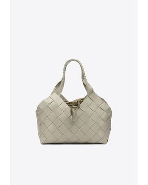 Dragon Diffusion Braided Tote Bag - White