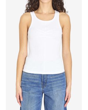 Alaïa Darts Tank Top - White