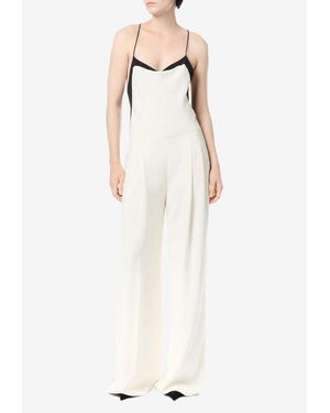 Tom Ford Double Georgette Camisole Jumpsuit - White