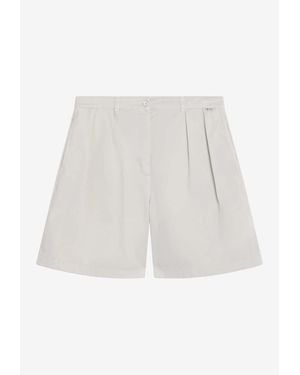Prada Buttoned Bermuda Shorts - White