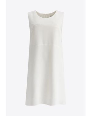 F.it Crewneck Mini Dress - White