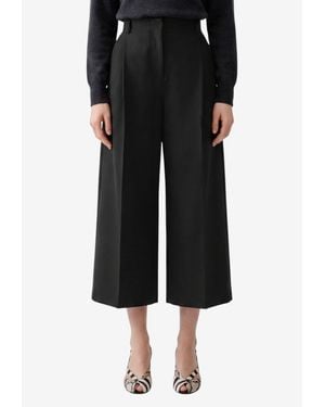 Jacquemus Miami Wool Culotte Pants - Black