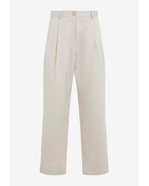 Frankie Shop Norstrand Straight Chino Trousers - White