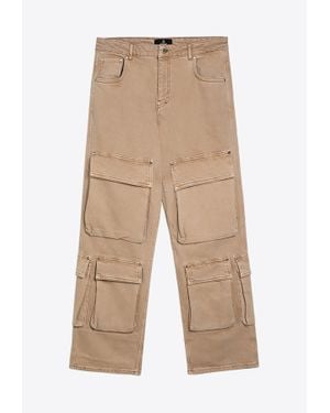 Represent R3Ca Denim Cargo Trousers - Natural