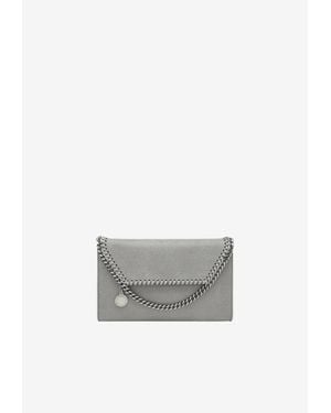 Stella McCartney Falabella Faux Leather Chain Clutch - White