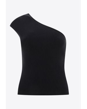 Agolde Nessa One-Shoulder Top - Black
