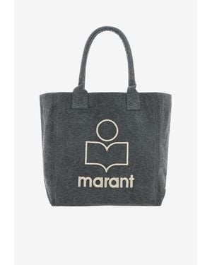 Isabel Marant Small Yenky Logo Tote Bag - Black