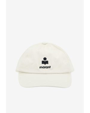 Isabel Marant Tomas Logo Baseball Cap - Natural