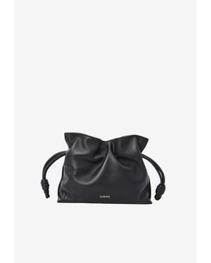 Loewe Mini Flamenco Clutch Bag - Black