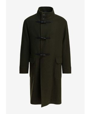 Tagliatore Double-Breasted Wool Coat - Black