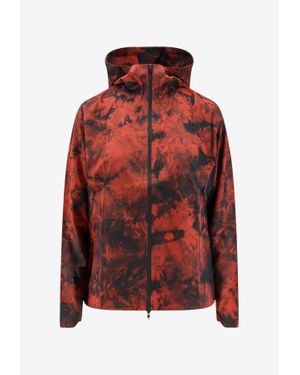 Y-3 Aop Tie-Dye Track Jacket - Red