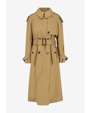 Burberry Fitzrovia Trench Coat - Natural