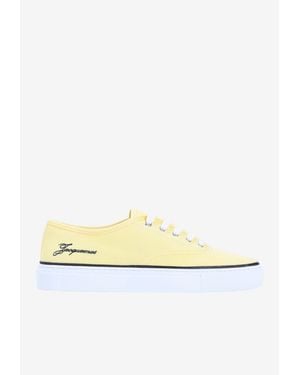 Jacquemus Les Fefe Canvas Sneakers - Yellow