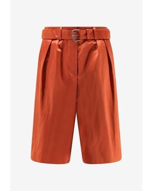 Dries Van Noten Belted Bermuda Shorts - Orange