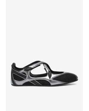 The Attico Floor 01 Ballet Flat - Black