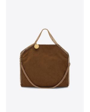 Stella McCartney Brandy Falabella Fold Over Bag in Brown | Lyst