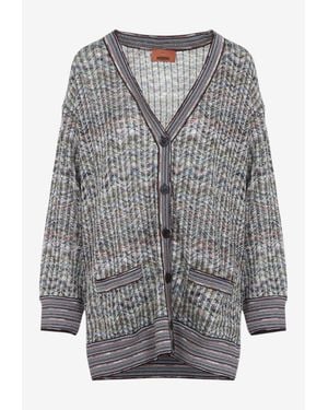 Missoni Caperdoni Buttoned Cardigan - Gray