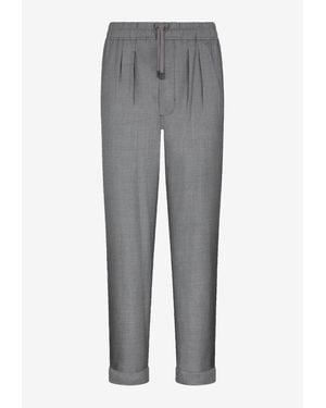 Tom Ford Yarn Dyed Silk Light Pant - Gray