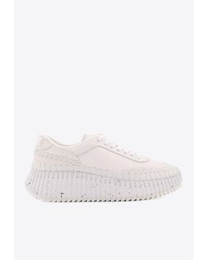 Chloé Nama Low-Top Sneakers - White