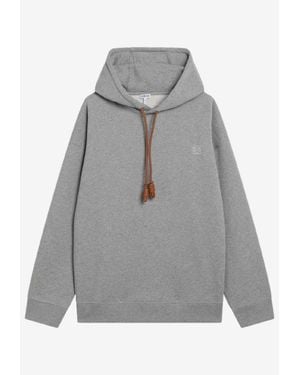Loewe Anagram Hooded Sweatshirt - Gray