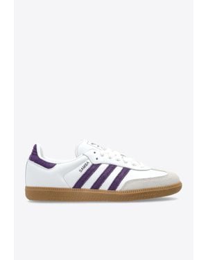 adidas Originals Samba Og Leather Low-Top Sneakers - White