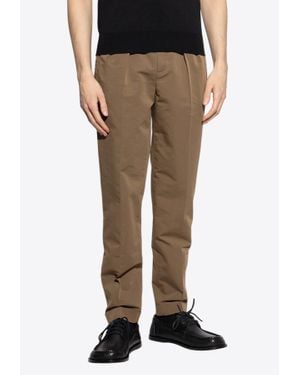 Tom Ford Turn-Up Tailored Trousers - Brown