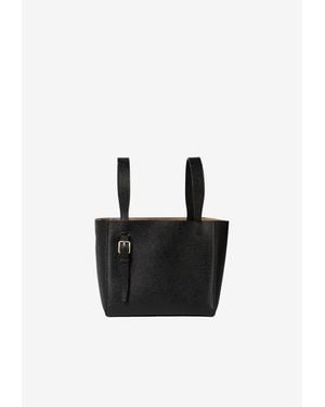 Valextra Small Soft Micro Tote Bag - Black