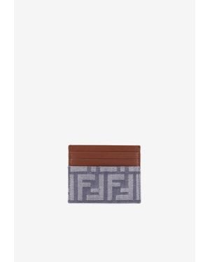 Fendi Baguette Monogram Cardholder - White