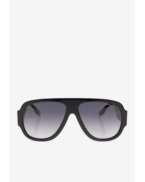 Marc Jacobs Logo-Bar Aviator Sunglasses - Gray