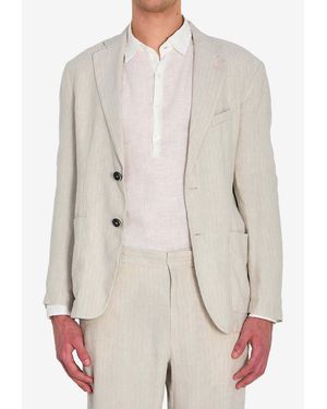 Barena Borgo Buttoned Blazer - White