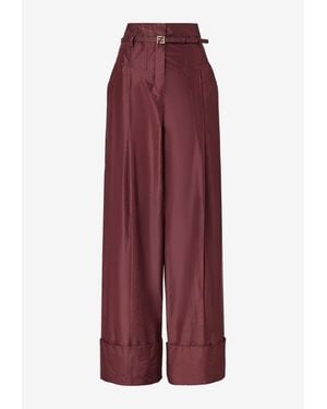 Fendi Silk Tailored Pants