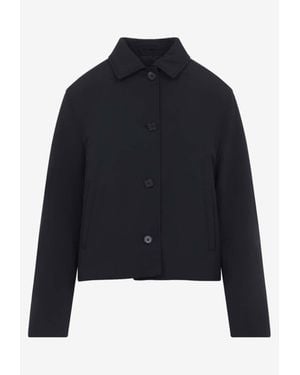 Jil Sander Cropped Sport Jacket - Blue