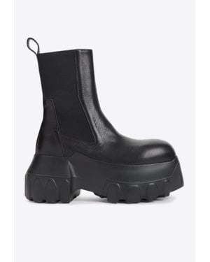 Rick Owens Beatle Mega Tractor Platform Boots - Black