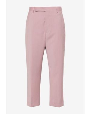 Rick Owens Tapered-Leg Tailored Pants - Pink