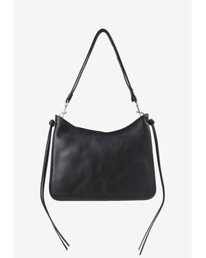 Phoebe Philo Knotted Detail Calf Leather Shoulder Bag - Black