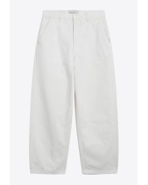 Ami Paris Ami De Coeur Buttoned Pants - White